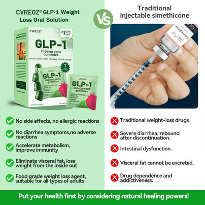 𝑶𝒇𝒇𝒊𝒄𝒊𝒂𝒍 𝑺𝒕𝒐𝒓𝒆 | 𝑪𝒗𝒓𝒆𝒐𝒛® 𝐆𝐋𝐏-𝟏 Supergreens Gummies - Daily Greens, Easy Gut Health & Energy Support, 30+ Ingredients, Dairy-Free, Gluten-Free, Keto-Friendly, Non-GMO, Sugar-Free, Plant-Based🔴