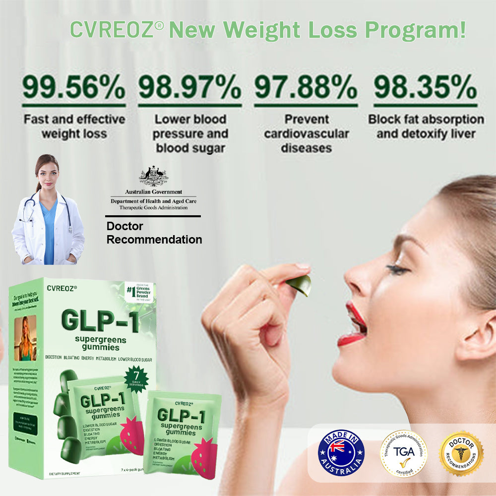 𝑶𝒇𝒇𝒊𝒄𝒊𝒂𝒍 𝑺𝒕𝒐𝒓𝒆 | 𝑪𝒗𝒓𝒆𝒐𝒛® 𝐆𝐋𝐏-𝟏 Supergreens Gummies - Daily Greens, Easy Gut Health & Energy Support, 30+ Ingredients, Dairy-Free, Gluten-Free, Keto-Friendly, Non-GMO, Sugar-Free, Plant-Based🔴