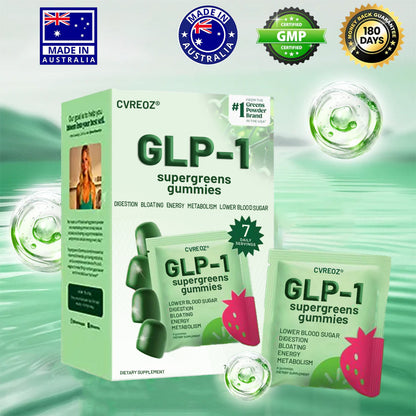 𝑶𝒇𝒇𝒊𝒄𝒊𝒂𝒍 𝑺𝒕𝒐𝒓𝒆 | 𝑪𝒗𝒓𝒆𝒐𝒛® 𝐆𝐋𝐏-𝟏 Supergreens Gummies - Daily Greens, Easy Gut Health & Energy Support, 30+ Ingredients, Dairy-Free, Gluten-Free, Keto-Friendly, Non-GMO, Sugar-Free, Plant-Based🔴