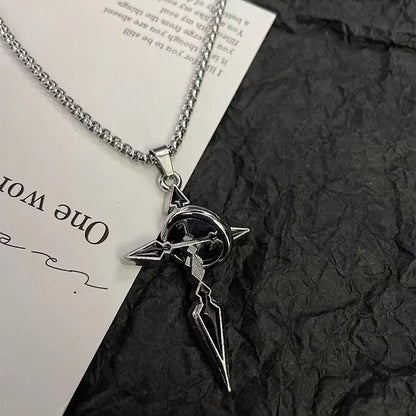 YB-Titanium steel necklace, crafted with an electroplating process, fade-resistant and hypoallergenic.