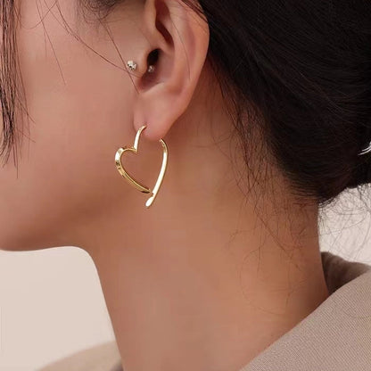 Sterling Silver Heart Design Earrings