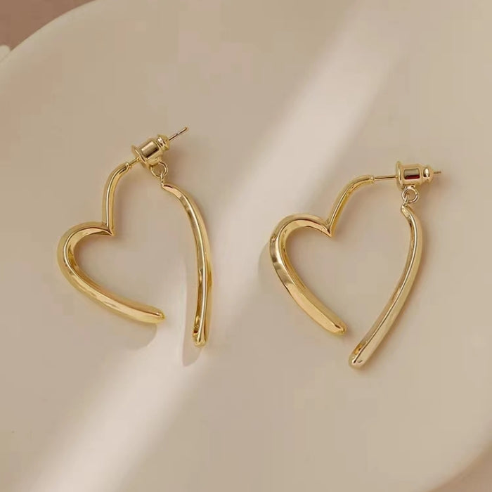 Sterling Silver Heart Design Earrings